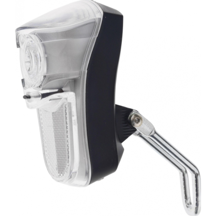 Predné svetlo na bicykel Vellberg Trinity strieborné